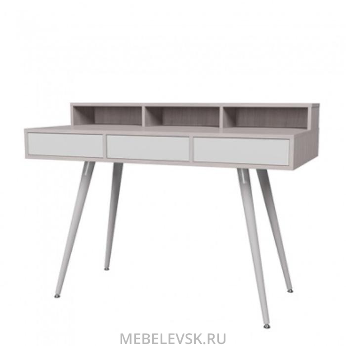 Стол письменный  Смарт-3 (ФУР.) (ясень анкор/белый)