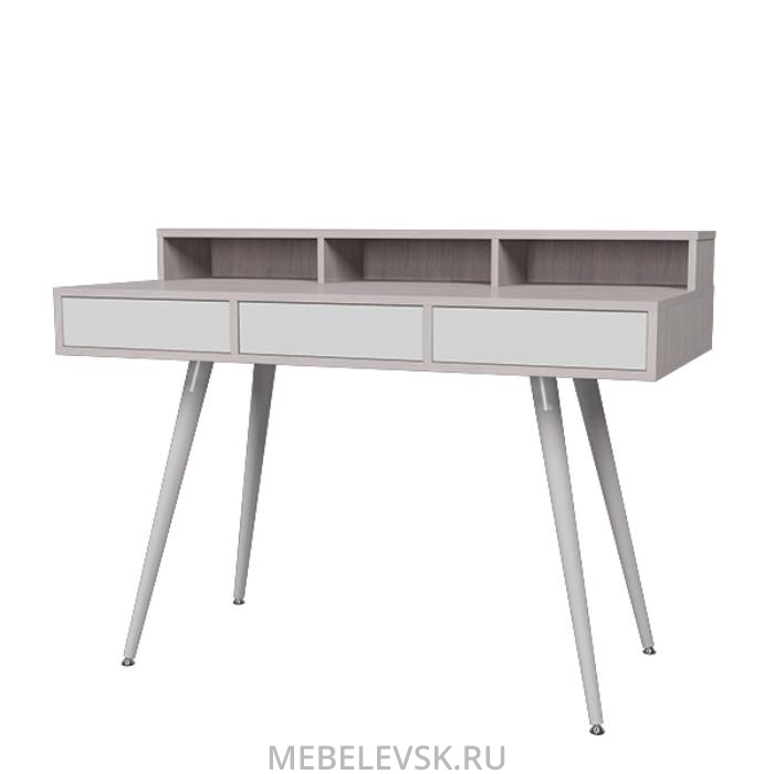 Стол письменный  Смарт-3 (ФУР.) (венге/белый)