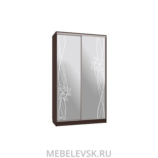 Шкаф-купе Рио 4-600 волны 2, (1200х600х2310)