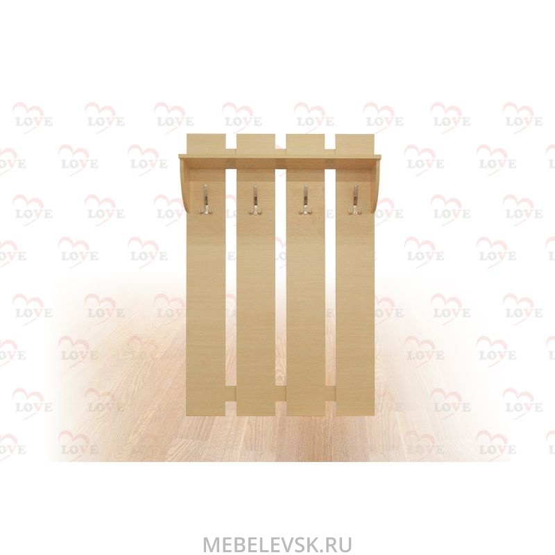 Вешалка 4 крючка