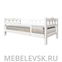 МИА кровать одинарная 800*1800 (Белый Античный)