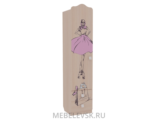 Шкаф комбинированный "Амели" (с ящ. 1-створчатый)
