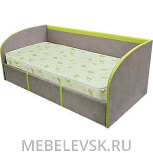 "Стиль 900.5" Кровать-тахта лайм