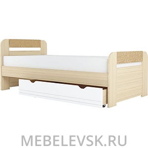 "СТИЛЬ 900.3" КРОВАТЬ С ОСНОВАНИЕМ ЛДСП КОФЕ С МОЛОКОМ