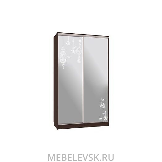 Шкаф-купе Рио 4-600 птицы, (1200х600х2310)