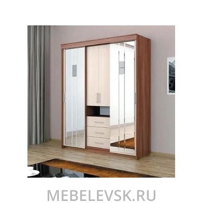 Шкаф для платья и белья "Бруклин"