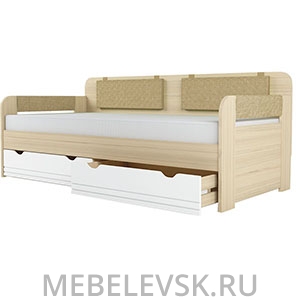 "СТИЛЬ 900.4" КРОВАТЬ-ТАХТА КОФЕ С МОЛОКОМ