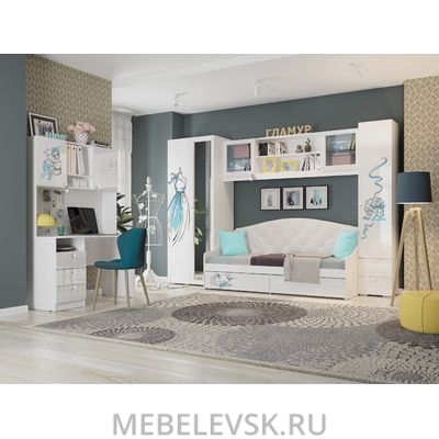 Шкаф 3-створчатый "Гламур". Изображение 1