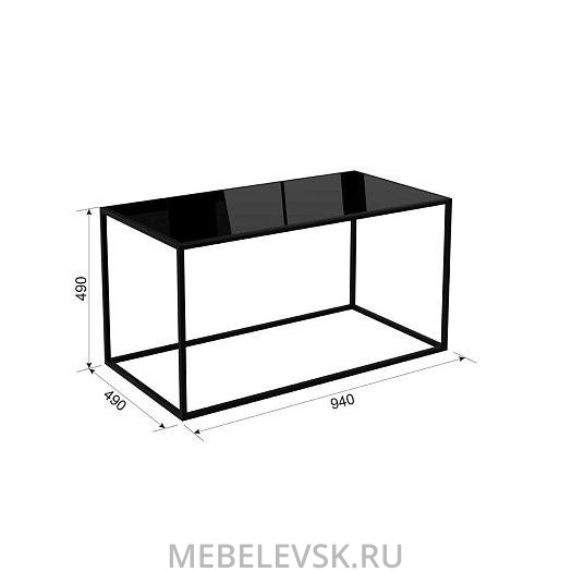 Стиль 2 Стол журнальный, (940х490х490). Изображение 1