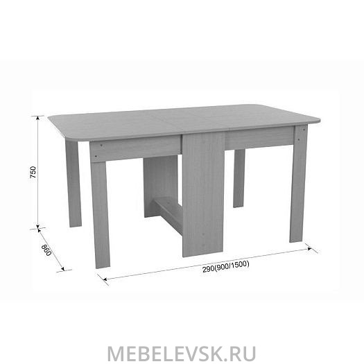 Стол-книжка раскладной ПВХ. Изображение 1