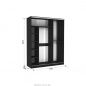Шкаф-купе Бассо 9-600 розы. Изображение 1