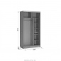 Шкаф-купе Рио 9-600 Энерджи, (1200х600х2310). Изображение 1