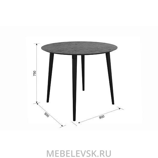 Стол обеденный Олимп 2, (900х745х900). Изображение 1