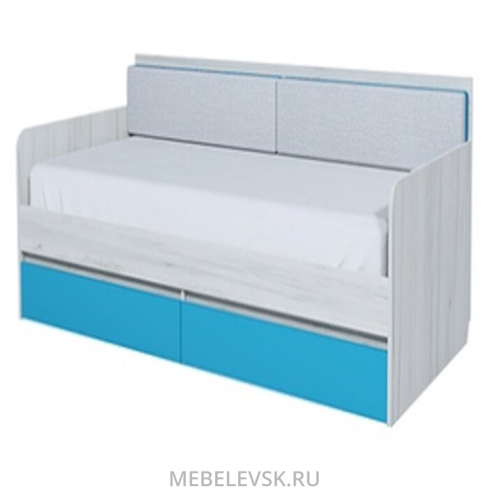 Бриз № 900.4 (Кровать-тахта ,ФУР.) (дуб эльза). Изображение 1