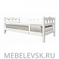 МИА кровать одинарная 800*1800 (Белый Античный). Изображение 1