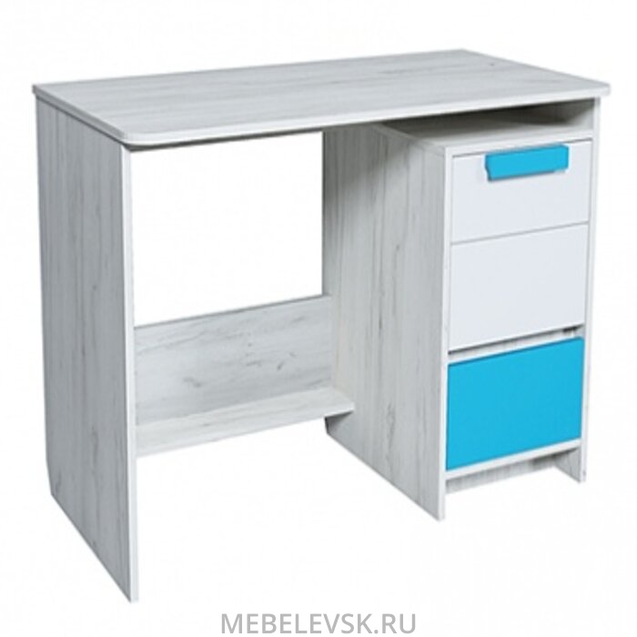 Бриз №17 (Стол письм. 1100,ФУР.) (дуб эльза). Изображение 1