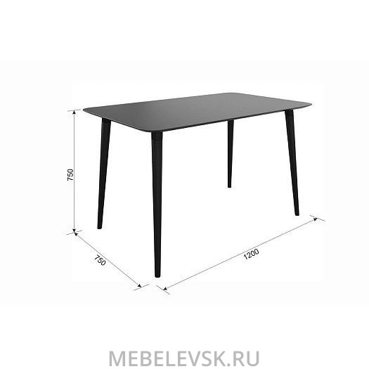 Стол обеденный Сканди 1, (1200х745х750). Изображение 1