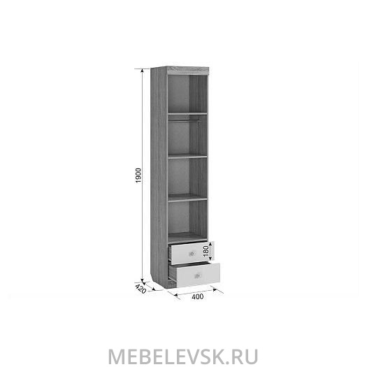 Форсаж Шкаф комбинированный (с ящ. 1-створчатый). Изображение 1
