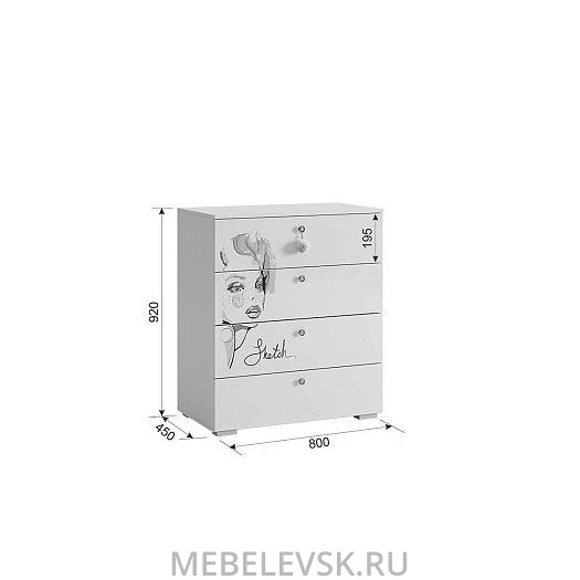 Комод "Гламур". Изображение 1