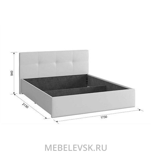Кровать 1.6 Куба с основанием. Изображение 1