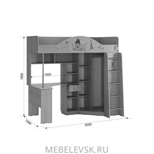 Амели Набор мебели  (Детский комплекс). Изображение 1