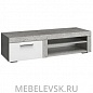 Гостиная BEST мод.№ 1.1 Тумба ТВ большая (бетон/белый глянец). Изображение 1
