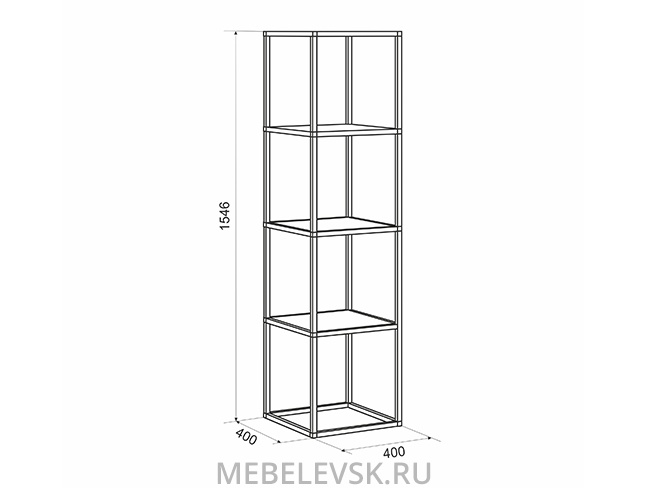 Стеллаж "Куб 4". Изображение 1