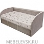 "Стиль 900.5" Кровать-тахта кофе с молоком. Изображение 1