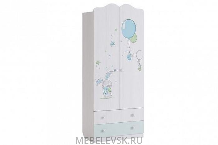Бонни Шкаф комбинированный (с ящ. 2-створчатый), (800х420х1900). Изображение 1