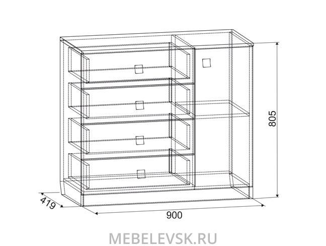 Комод "Челси". Изображение 1