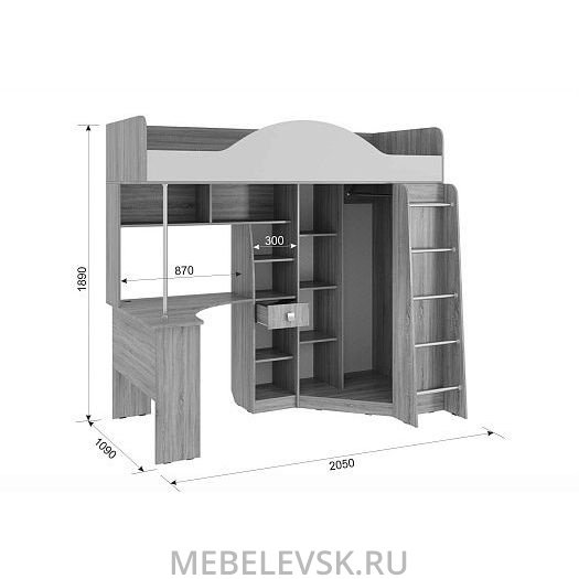 Набор мебели Фэнтези (Детский комплекс). Изображение 1