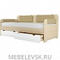 "СТИЛЬ 900.4" КРОВАТЬ-ТАХТА КОФЕ С МОЛОКОМ. Изображение 1